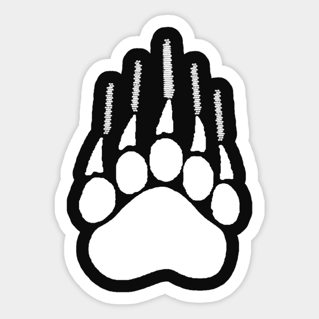 Powder Paw Sticker by MTJam productions